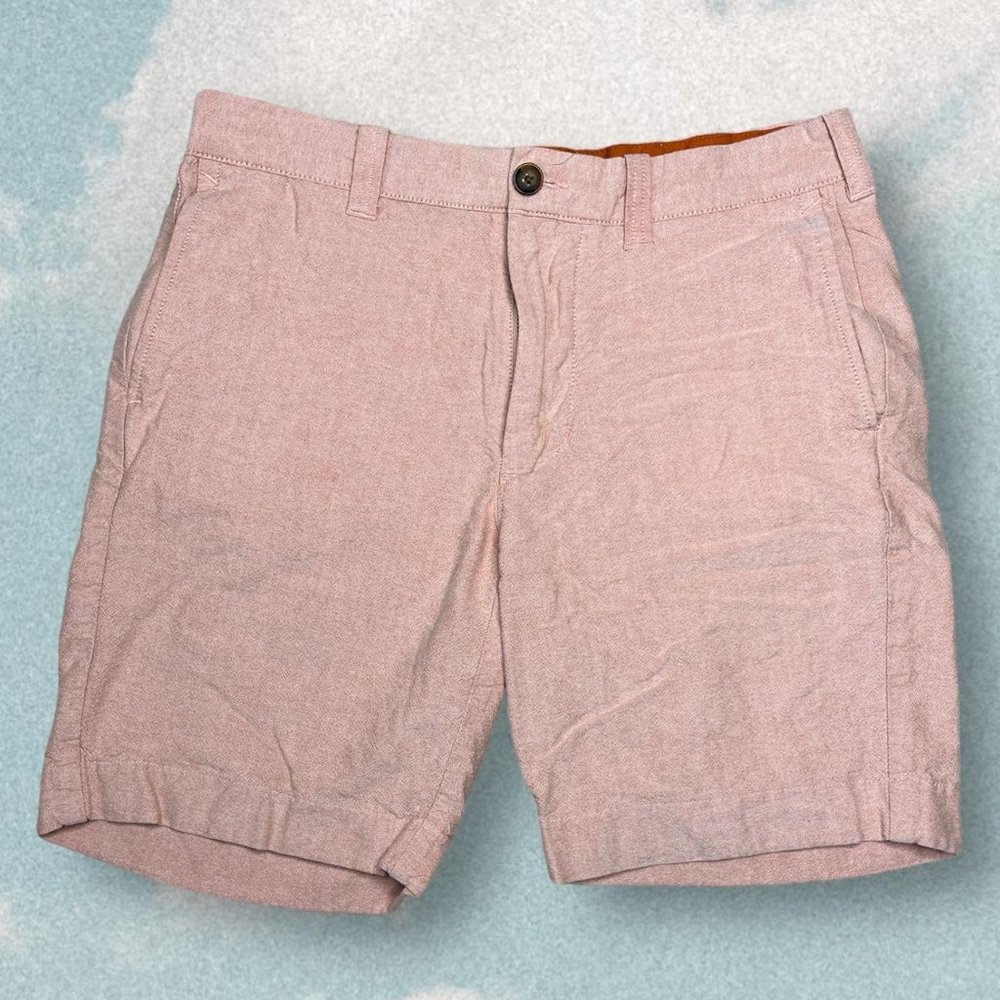 J. CREW sun-faded orange dress shorts